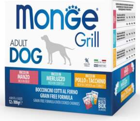 Monge Grill Multipacks Beef, Cod, Chicken