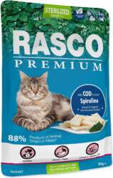 Rasco Premium Cat Pouch Sterilized, Cod