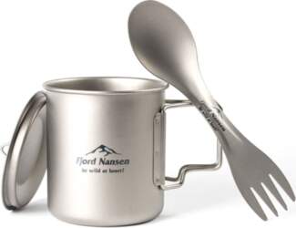 Titanium Mug & Spork Set, 2-Piece
