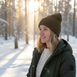 Flexfit Heavyweight Long Beanie olive