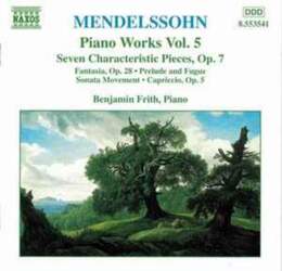 Naxos CD Mendelssohn*, & Benjamin Frith
