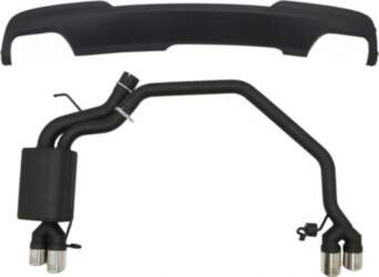 Diffuser with Exhaust System Twin Double