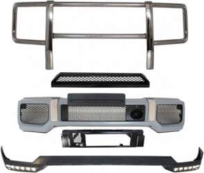 Front Bumper with Spoiler LED DRL