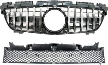 Front Grille with Lower Grille Mesh