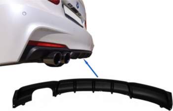 Rear Bumper Spoiler Valance Diffuser suitable