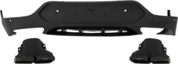 Rear Diffuser with Exhaust Muffler Tips