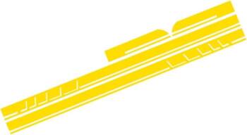Side Decals Sticker Vinyl Matte Yellow
