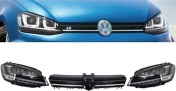 Assembly Headlights 3D LED Flowing Dynamic