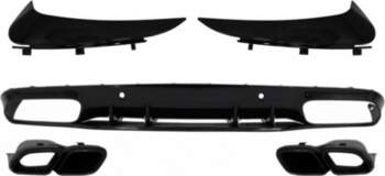 Bumper Valance Diffuser with Rear Bumper