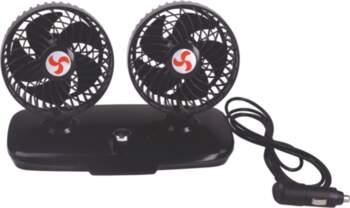 DOUBLE OSCILLATING CAR FAN