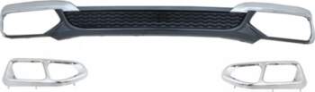 Rear Bumper Spoiler Valance Diffuser Double