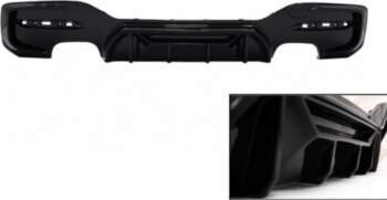 Rear Bumper Spoiler Valance Diffuser Twin