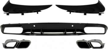 Bumper Valance Diffuser with Rear Bumper