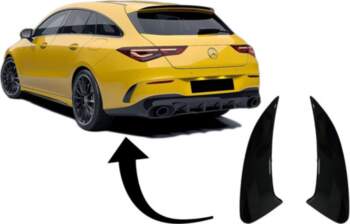 Rear Bumper Flaps Flics Side Fins