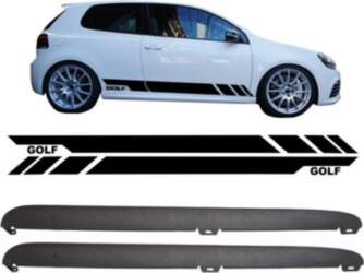 Side Skirts with Side Decals Sticker