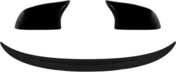 Trunk Boot Spoiler with Mirror Covers
