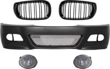 Front Bumper with Central Kidney Grilles