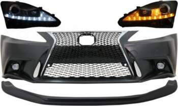 Front Bumper with Lower Spoiler Lip