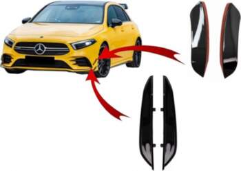 Kit Front Bumper Flaps Side Fins