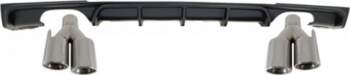 Rear Bumper Spoiler Valance Diffuser Double