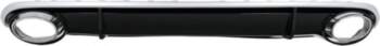 Rear Bumper Valance Diffuser with Exhaust