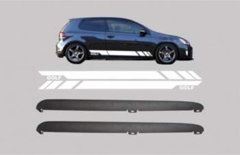 Side Skirts with Side Decals Sticker