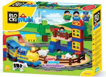 BLOCKI MUBI bricks - Happy Trains