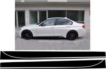 Side Decals Sticker Vinyl Matte Black