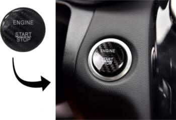 Car Engine Start Button Cover Interior