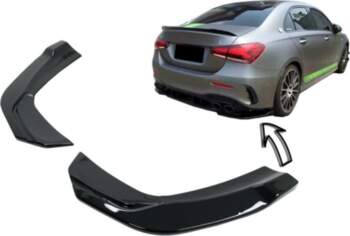 Rear Bumper Side Splitters Fins suitable