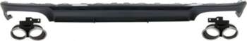 Rear Bumper Valance Diffuser with Exhaust