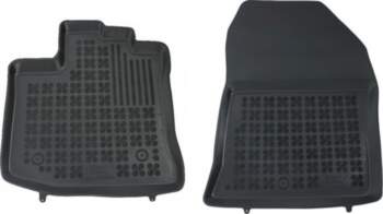 Rubber Floor Mat Black Front suitable