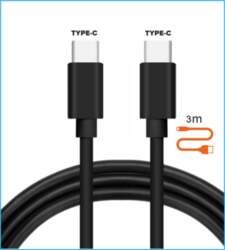 ĮKROVIMO LAIDAS TYPE-C SU TYPE-C 3M