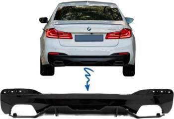 Rear Bumper Diffuser suitable for BMW