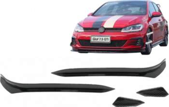 Front Bumper Side Fins Flaps suitable