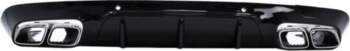 Rear Diffuser with Chrome Exhaust Tips