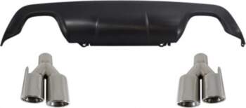 Rear Diffuser with Exhaust Muffler Tips