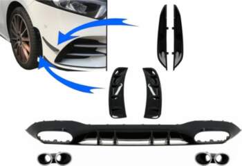Rear Diffuser with Front Side Vents