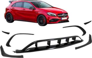 Front Bumper Splitters Fins Aero suitable