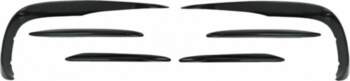 Front Bumper Splitters Fins Aero suitable