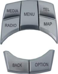 Multimedia Button Covers Blends For BMW