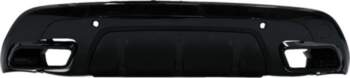 Rear Bumper Diffuser With Exhaust Tips