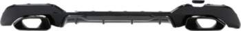 Rear Bumper Valance Diffuser With Exhaust