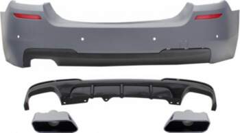 Rear Bumper with Double Outlet Air