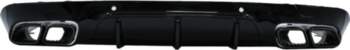Rear Diffuser with Black Exhaust Tips