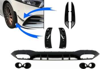 Rear Diffuser with  Front Side Vents