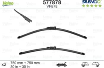 VALEO SILENCIO VALYTUVAI FORD FLAT BLADE