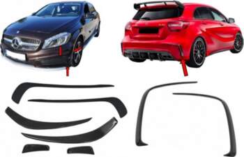 Bumper Splitters Fins Brows Aero suitable