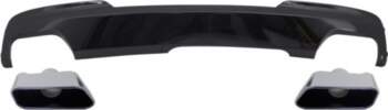 Double Outlet Air Diffuser Brilliant Black