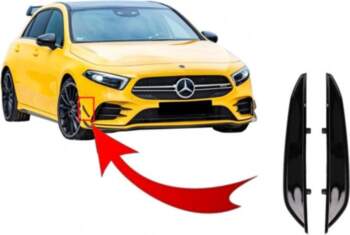 Front Bumper Flaps Side Fins Flaps